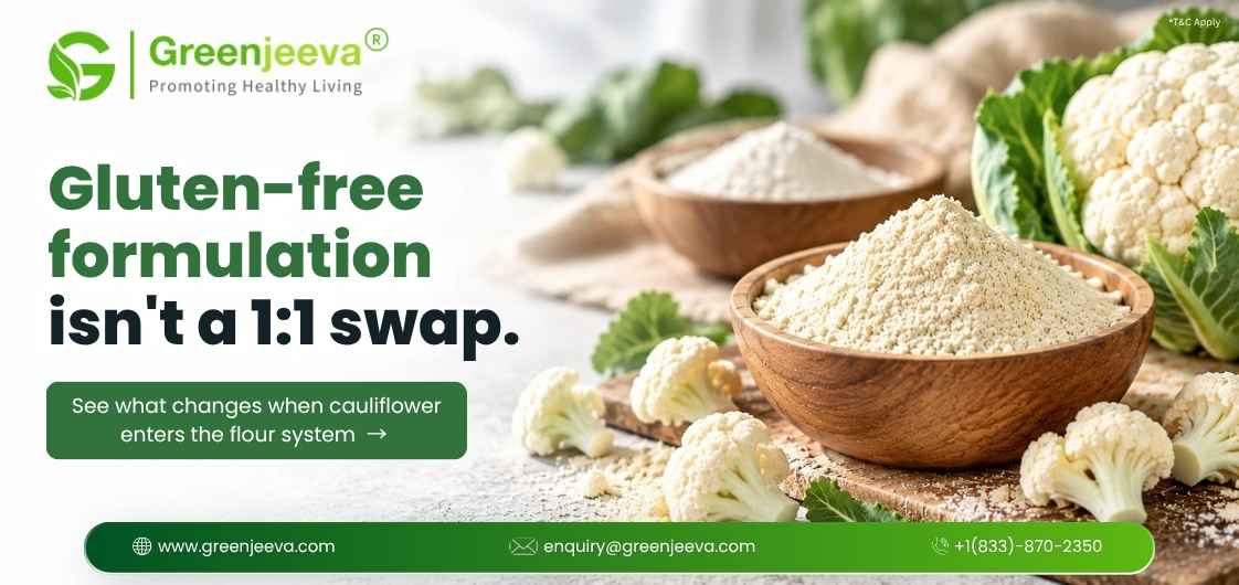 Can Cauliflower Powder Replace Wheat Flour in Gluten-Free Formulations?